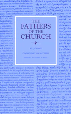 Cover of 'Commentary on Matthew' by St. Jerome 